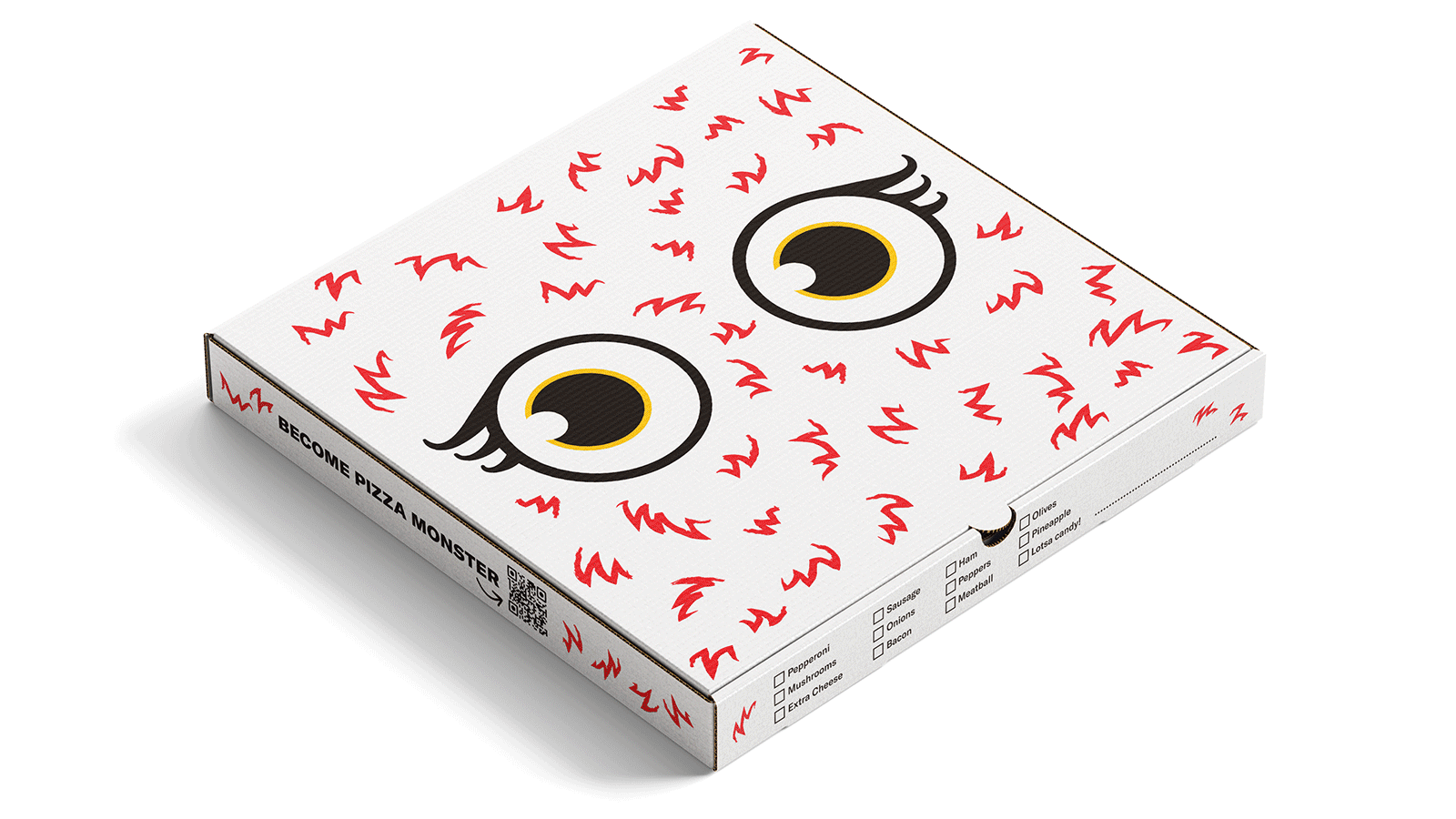 Monster box open/close animation.