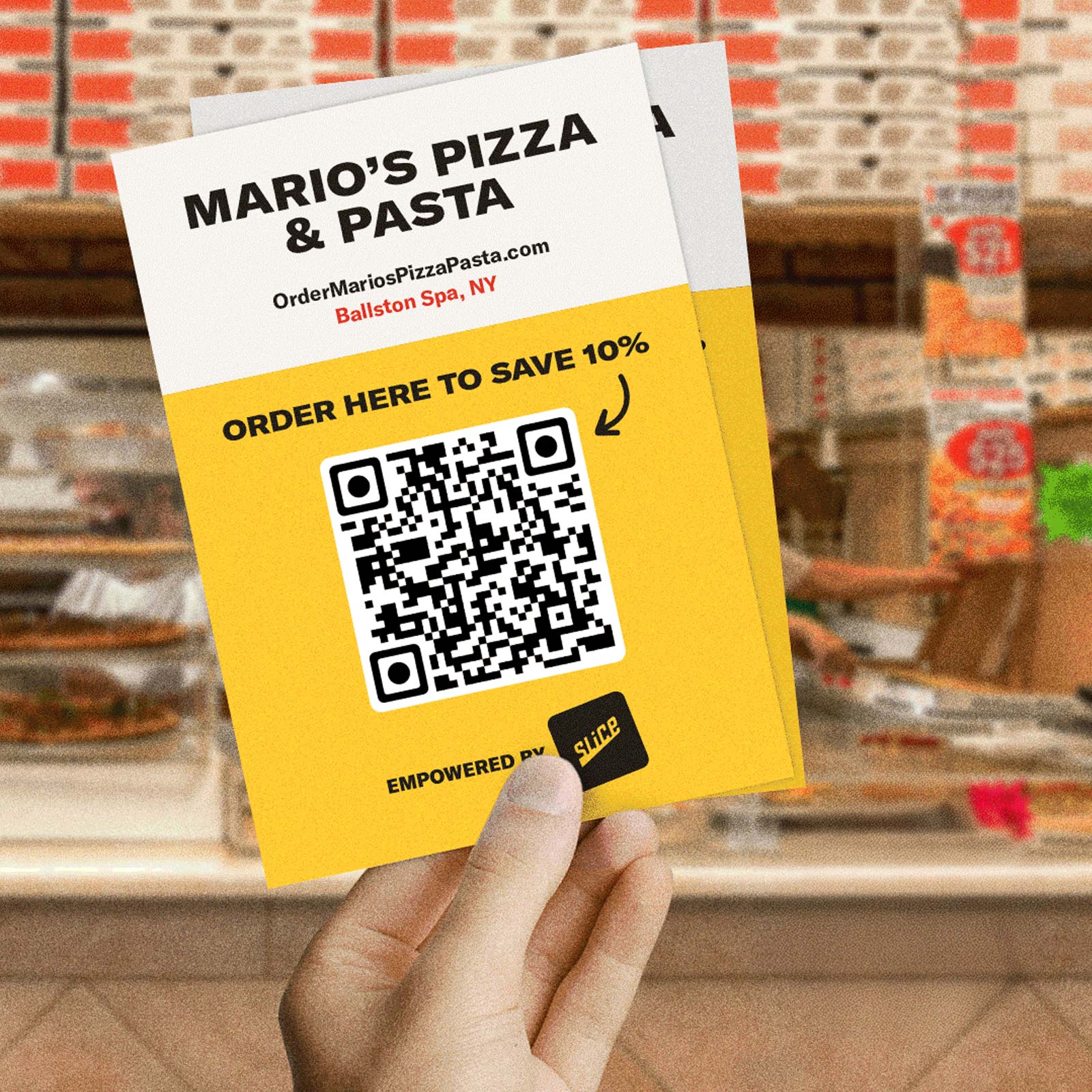 Advanced Marketing Services. Menu Card