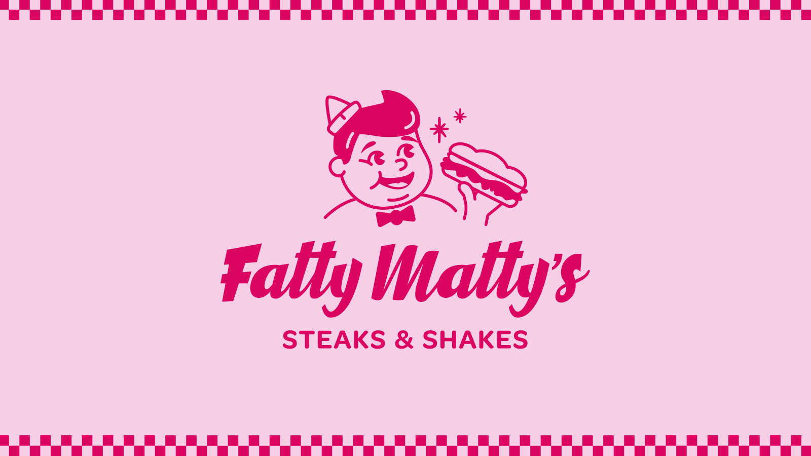 Fatty Matty's identity. Logo