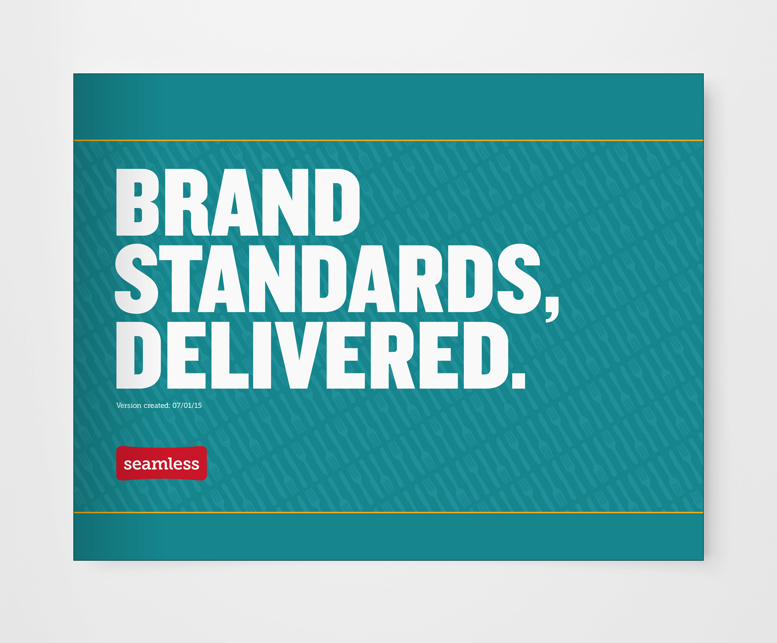 Seamless, Brand Guidelines. Cover.